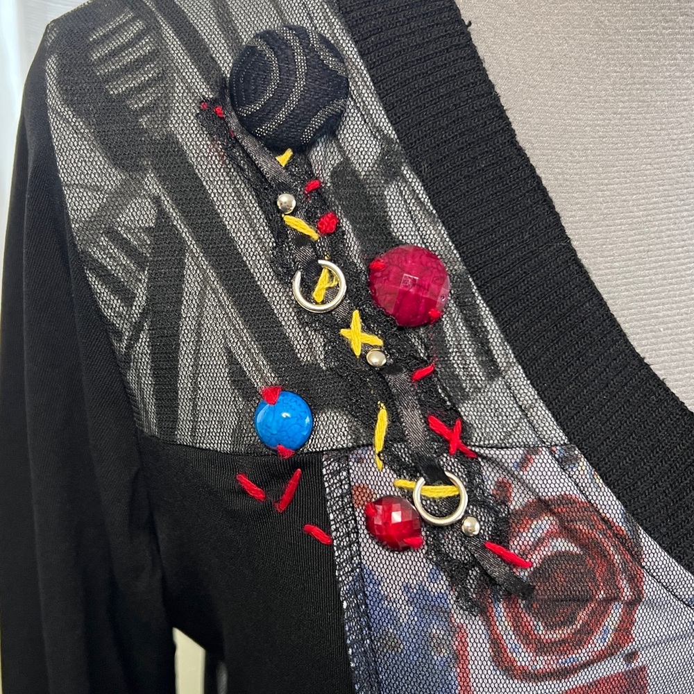 Young Threads Patchwork Long-Sleeve Dress - image 3